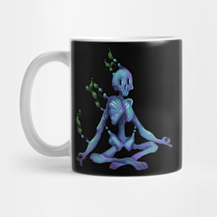 The meditating skeleton Mug